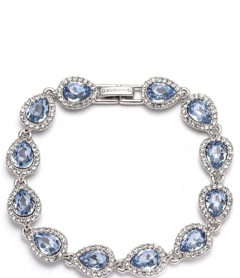 givenchy silver tone crystal flex bracelet|buy givenchy bracelet online.